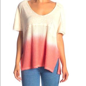 Free People oversized tie-dye shirt-Small